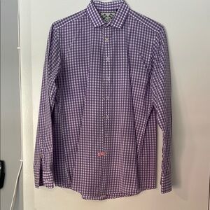 Thomas Pink Purple Gingham Casual Shirt